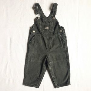 OshKosh Overalls Corduroy Boy Gray 24 month